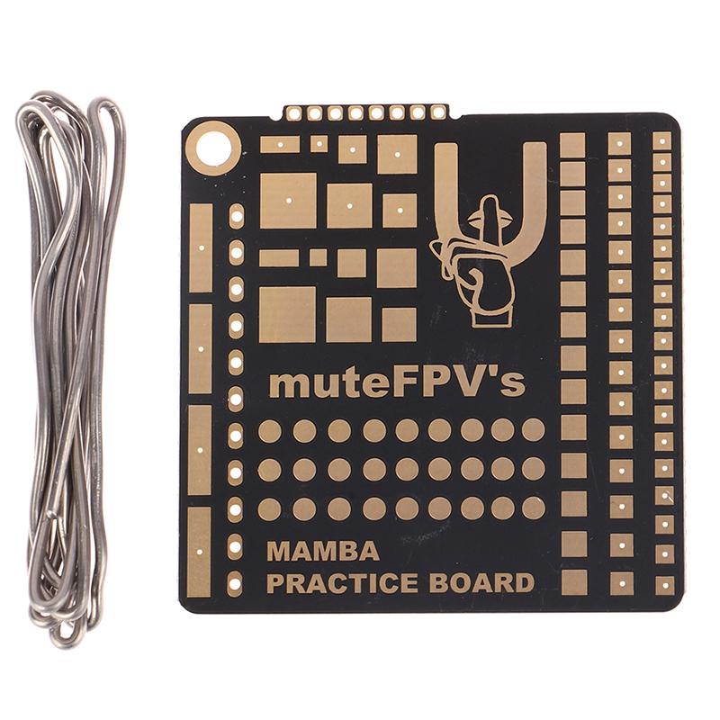 Scheda di Pratica per Saldatura DIATONE MAMBA Alta Qualità 49X49X1.6mm per Principianti FPV Nuovi Piloti Migliorare il Livello di Saldatura Parti Fai-da-Te