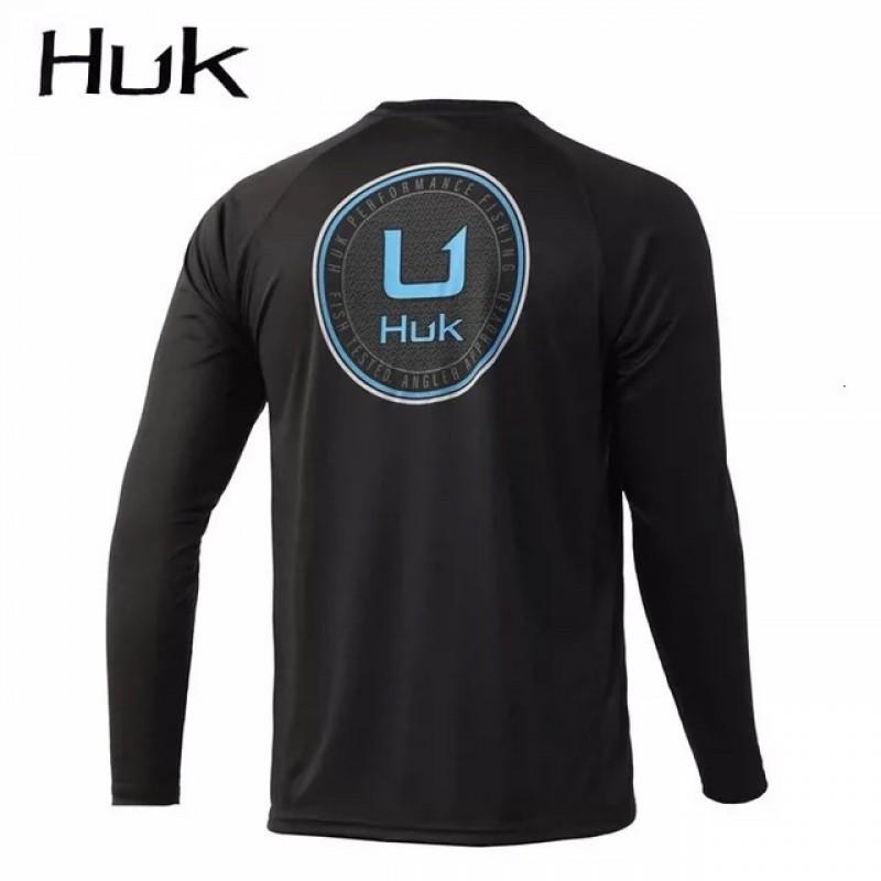 Mens Quick-Dry UV Protection Fishing Shirt Long Sleeve Breathable Bamboo Fiber Outdoor Sport Top Summer