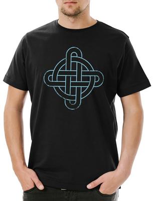 Celtic Knot Logo Sign IX Men's T-Shirt Celtic Tribal Knot Celtic Tattoo