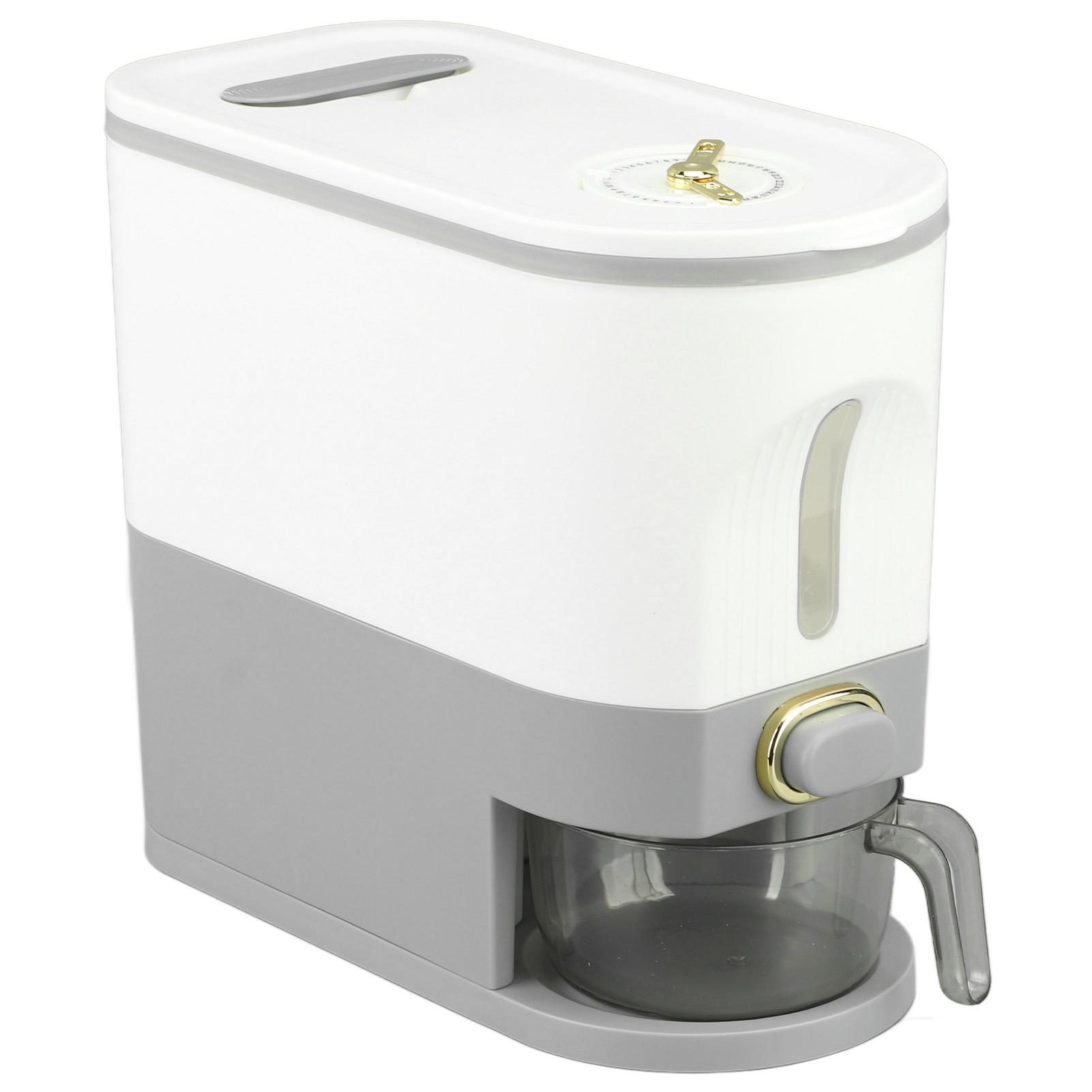 

Прозрачный герметичный диспенсер для риса, пресс-тип, коробка для хранения зерна, контейнер для хранения риса для кухни, большой S