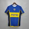 New 2026 T-Shirt 3d Print Retro 2002 Boca Juniors Home Jerseys Juniors Home No.10 Jersey Quick-Drying and Breathable
