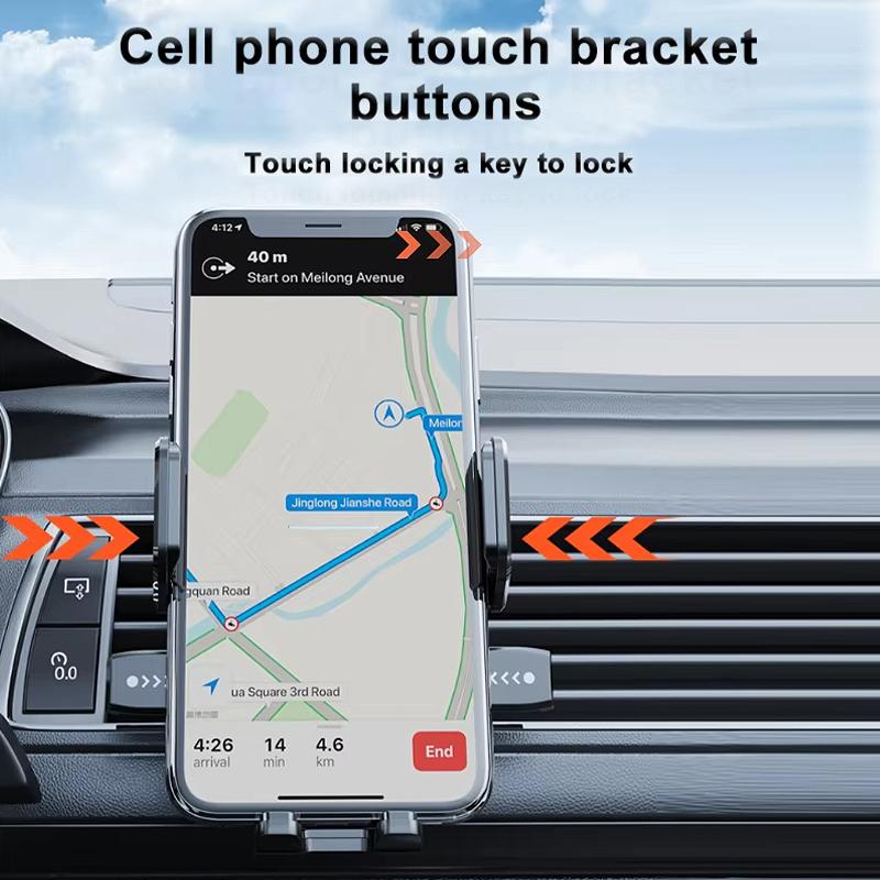 A29Car Phone Holder Stand Dashboard Mount 360° Rotatable Gravity Smartphone Holder With Extension Rod Bracket Gps Support