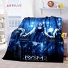 Mystique NVSM2 Blanket Camping Trip Sofa Blanket Office Rest Blanket Outdoor Plush Blanket Machine Washable