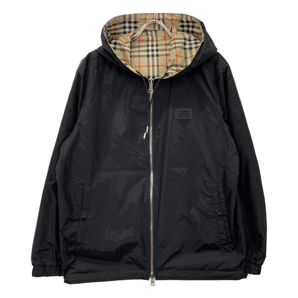 Burberry Vintage Check 8027097 Reversible Zip-Up Parka Jacket M blackUsed