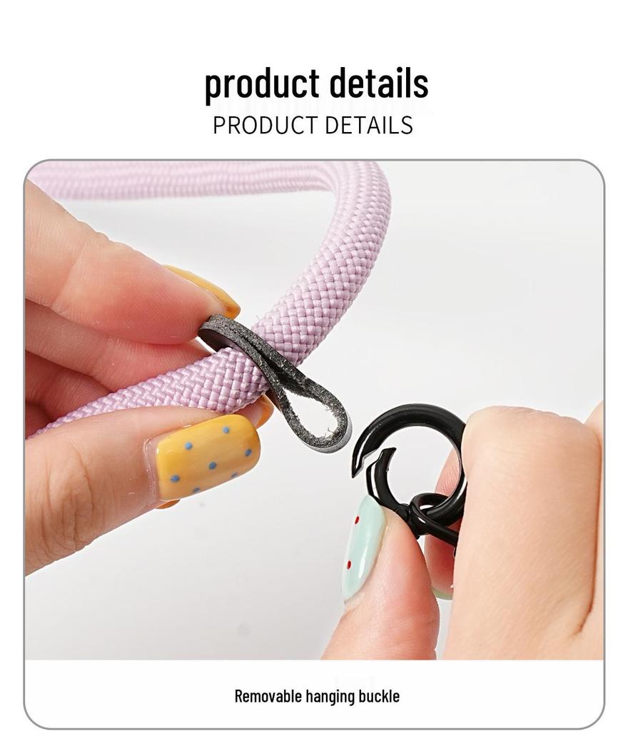 DJI Pocket 3: Vielseitiges Anti-Verlust-Lanyard mit abnehmbarer Handgelenk- und Umhängekordel