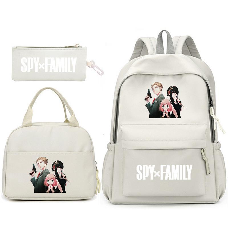 School Season Spy Playhouse Printed Backpack Pencil Bag Shoulder Bag Leisure Primary And Secondary School Students Schoolbag