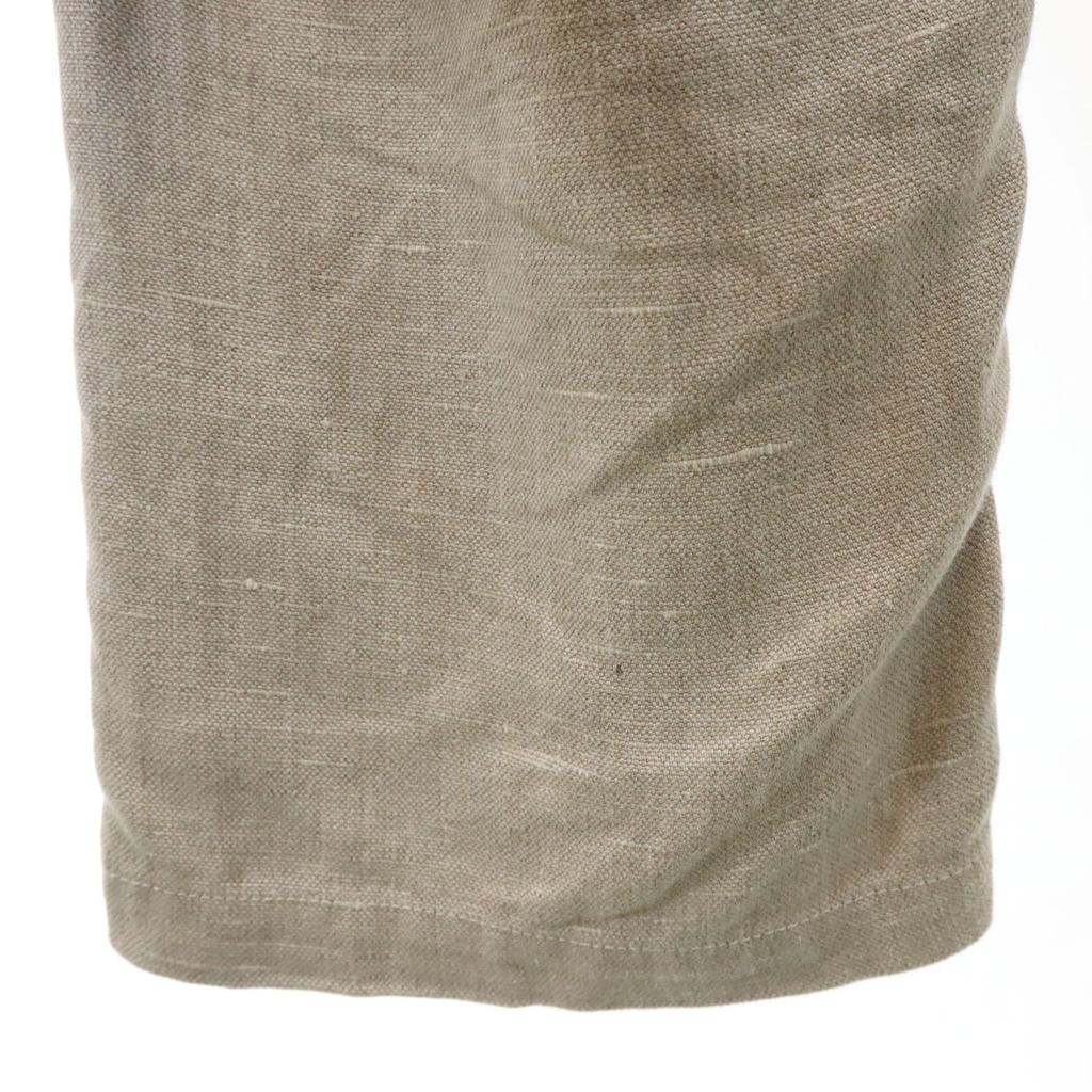 GALERIE VIE Linen Blend Wide Pants 34 Beige Women Used