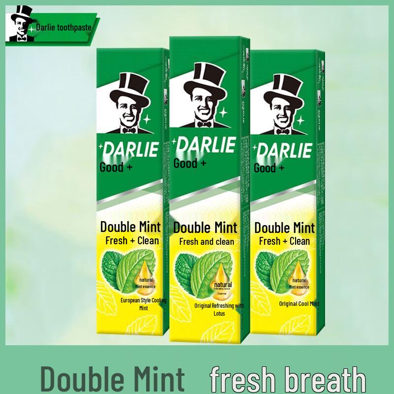 Darlie Double Mint Fresh Breath Fluoride Toothpaste