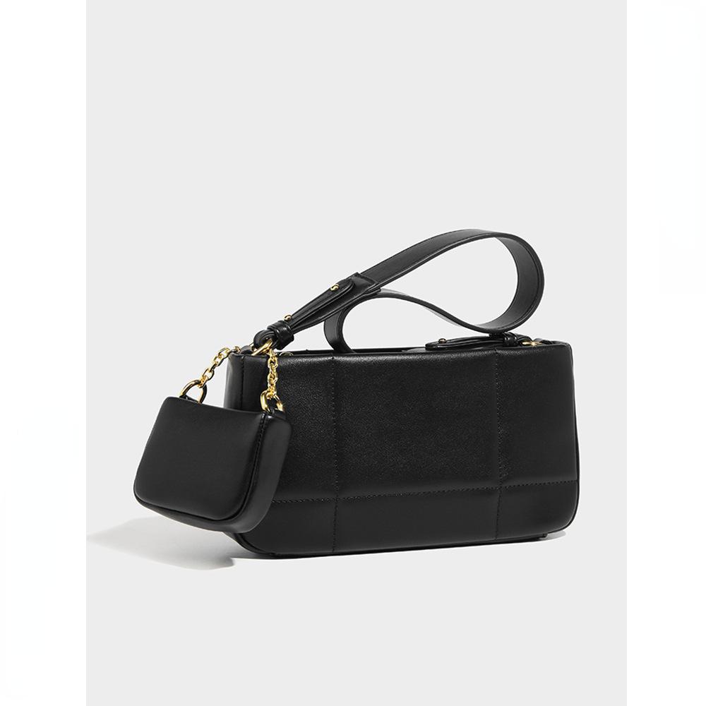 Модная простая женская кожаная сумка через плечо с застежкой-молнией Joker — фото 6