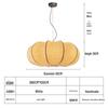 Wabi-Sabi Style Silk Pendant Lamp