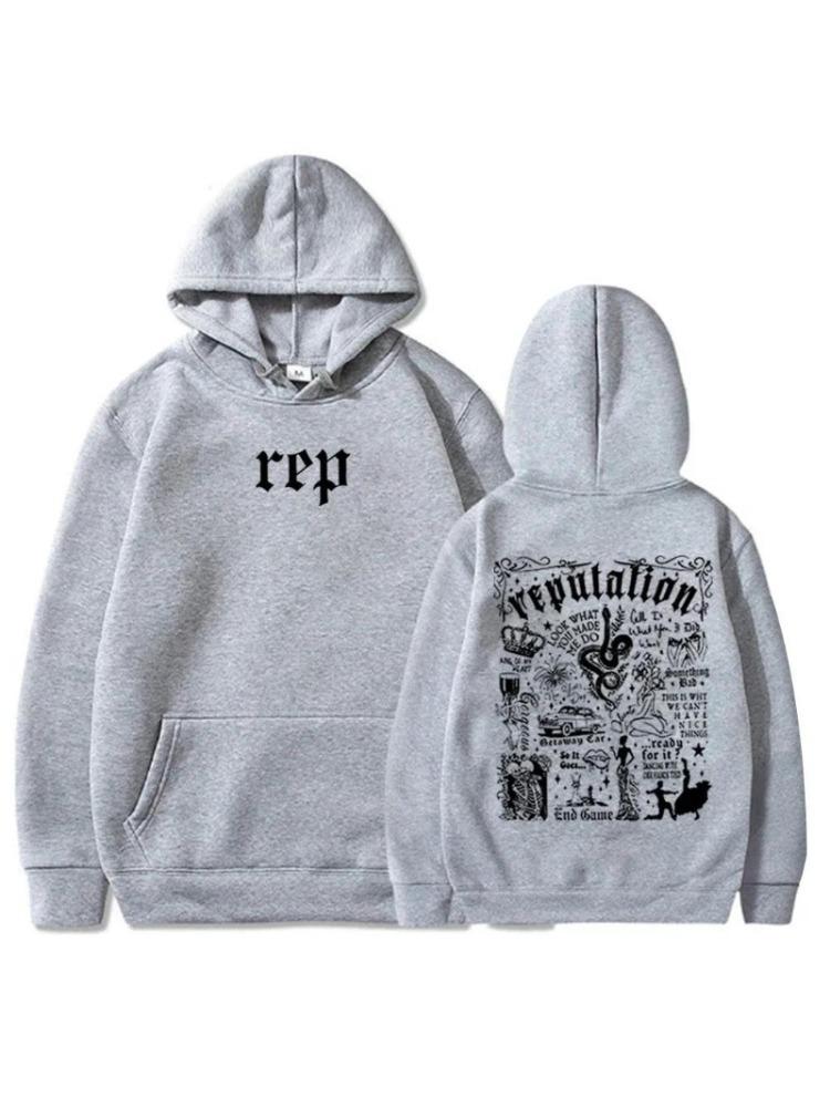 Taylor Reputation Hoodie Pop Music Hoodie Taylor Music Sweat Hoodies Women Men Long Sleeve Hooded Sweatshirts Unisexl  Casual