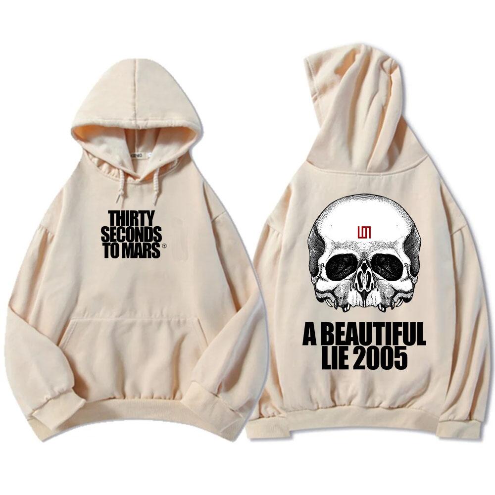 Rockband THIRTY SECONDS TO MARS Hoodies Grunge Mode Langarm Kapuzenpullover Männer Frauen Kleidung Streetwear Unisex Hoodie