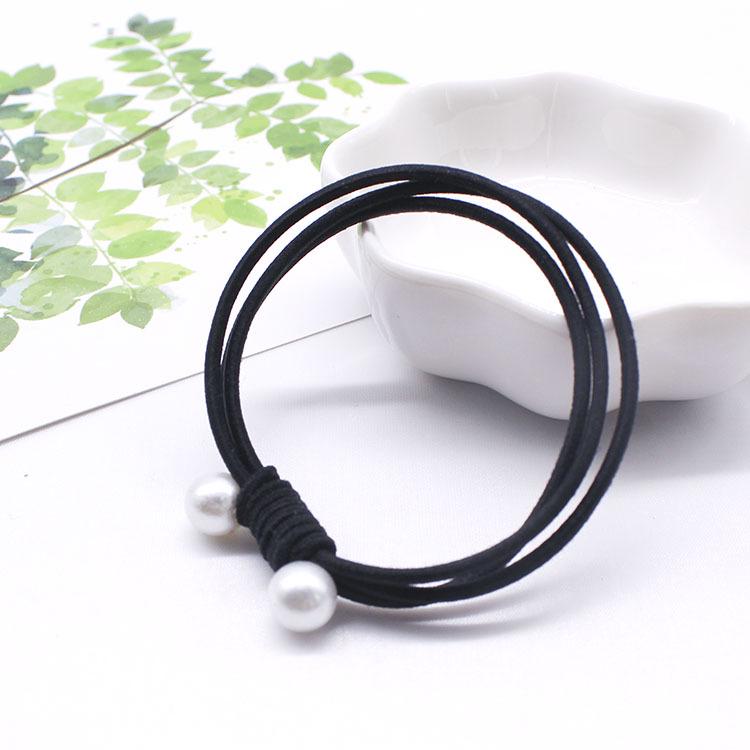 Triple Pearl Elastic Hair Tie - High Elasticity Headband