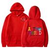 2023 Men's Astro Autumn Solid Color Fleece Hoodie with Trendy Letter Print