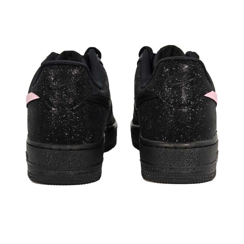 Nike Air Force 1 Low top Skateboard Shoes Women's Light Diamond Black Pink DD8959-001(Team133-)