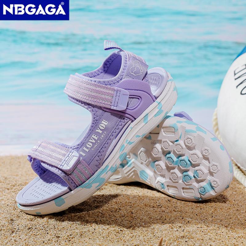 2025 Spring Summer New Sandals Breathable Children's Girls Anti Slip Open Toe Sandals Outdoor Beach Shoes
