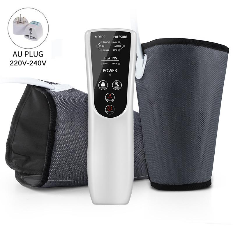 

Массажер для ног с воздушной компрессией для глубокой релаксации мышц икр с функцией нагрева, снимает болезненность, способствует кровообращению