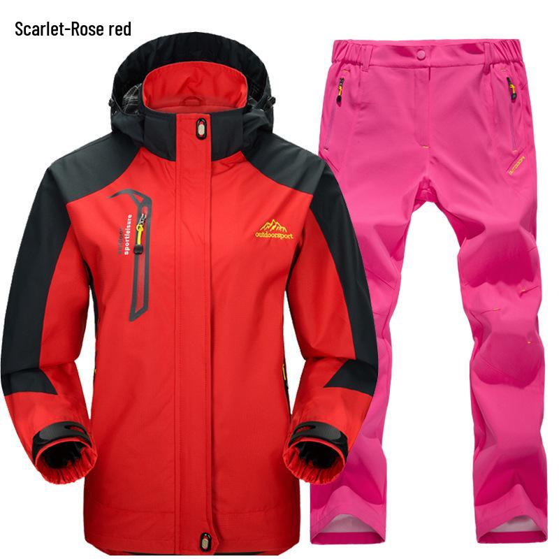 Unisex Vindtät & Vattentät Friluftsbergsklättringsdräkt för Vår/Höst