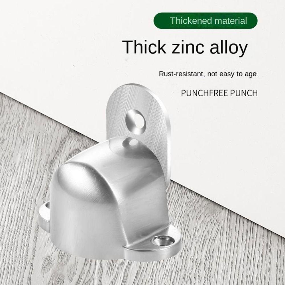 Floor-mounted Magnetic Door Stopper Strong Magnetic Door Suction Door Stop  Hardware
