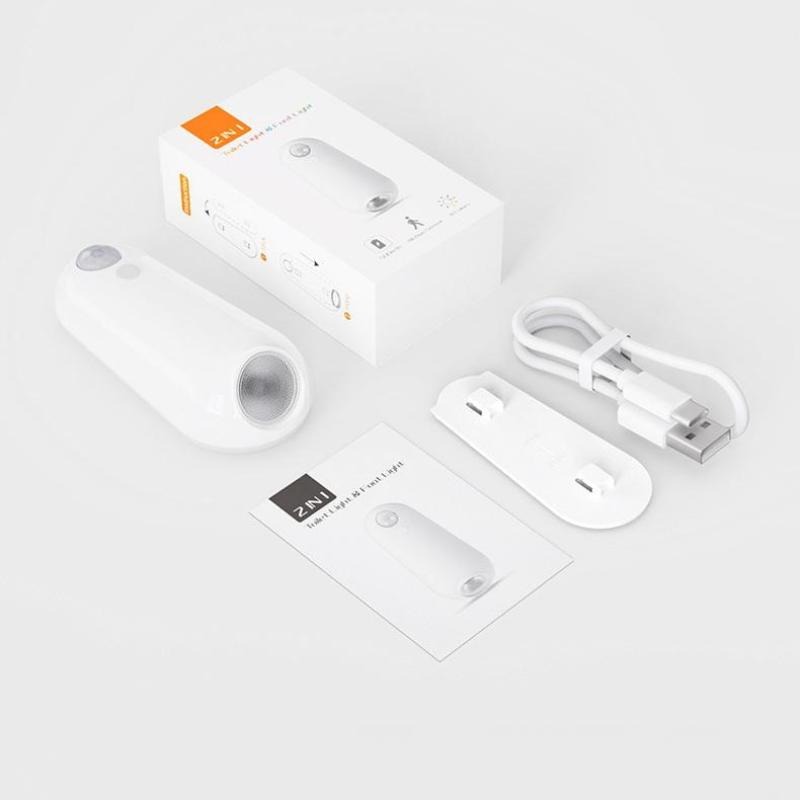 Led Toilet Motion Sensor Light 2In1 Rgb Night Light Rechargeable 8 Light Modes Waterproof Lamp For Toilet Corridor Step Lighting