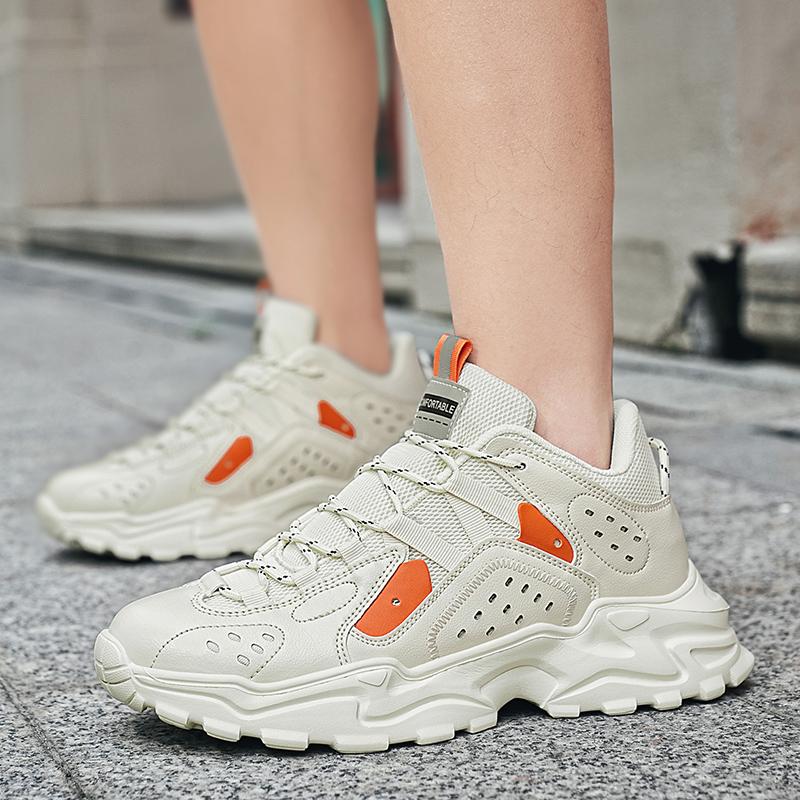 

Мода Мода Роскошный Бренд Мужские Кроссовки Высокое Качество Удобная Мягкая подошва Беговые Спортивные Туфли Классическая Мужская Повседневная Обувь Tenis Masculino 39 бежевый