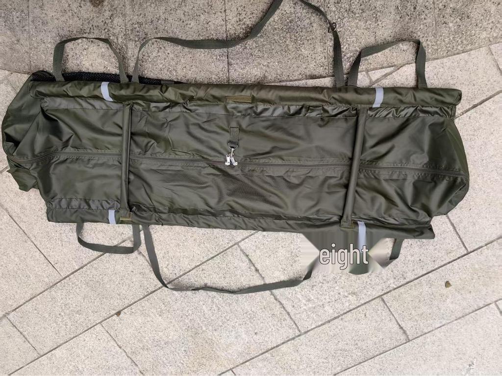 Heavy-Duty European Carp Fishing Weighing Bag - Foldable Net & Cloth Design