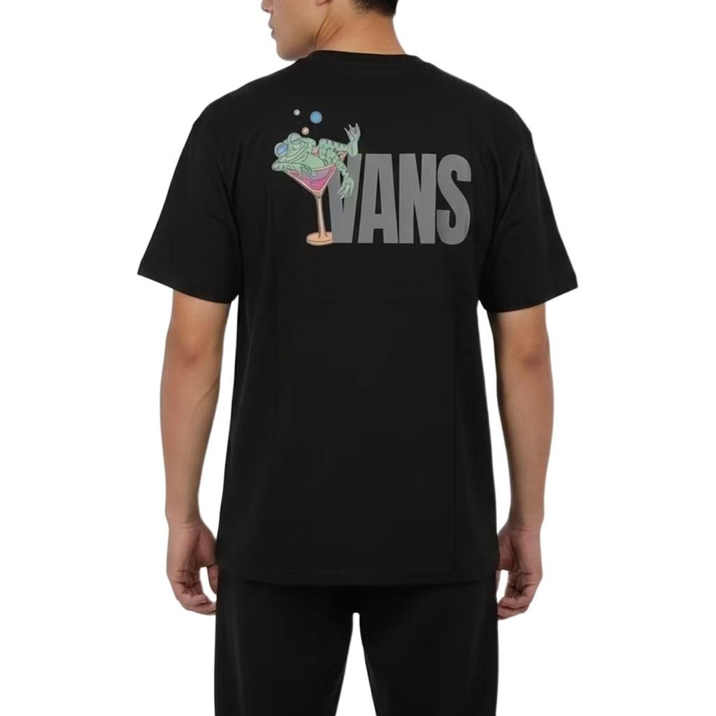 Vans Loose Fit Crew Neck Short Sleeve T-Shirt Unisex tops VN000TMXBLK
