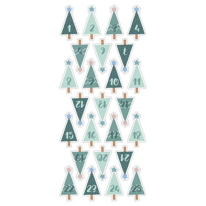 Stickers Puffies XL - Artemio - Woodsy Christmas - 24 pcs - Multicolore - Noël