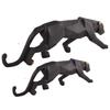 Showpiece for Home Decor Showpiece | | Black Panther Showpiece for Living Room Decor | Office Table Decorative Animal Showpiece (Combo Set of 2)