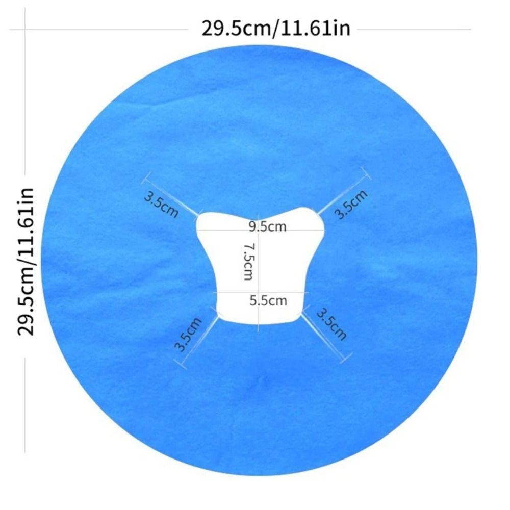 100Pcs Makeup Tool Massage Table Sheets Headrest Pads Face Pillow Cover  for Women Spa