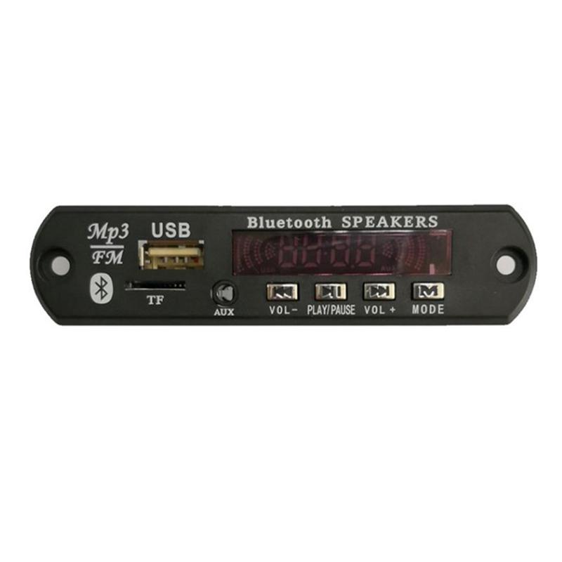 Wireless Bluetooth 5.0 5V Mp3  Board Car Audio Usb Tf Fm Radio Module Mp3 Player With Remote Control