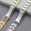 316L Stainless Steel Watchband For Rolex Strap For 40mm Dial SUBMARINER DAYTONA Watch Band Glidelock Buckle 20mm Bracelet