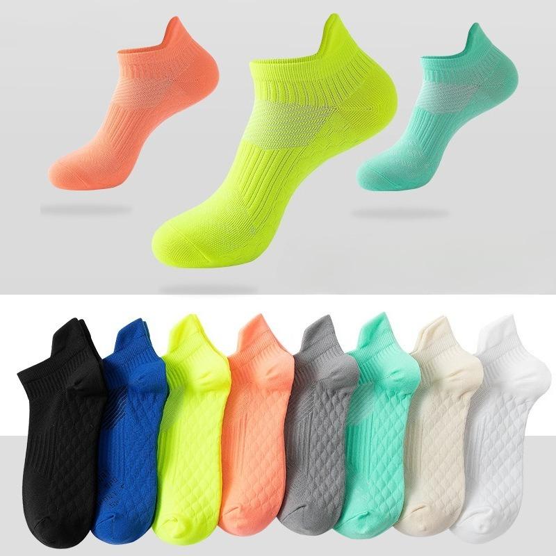 Short Calf Marathon Professional Running Socks with Massage Sole, Quick-Dry Breathable Sports Socks for Men and Women