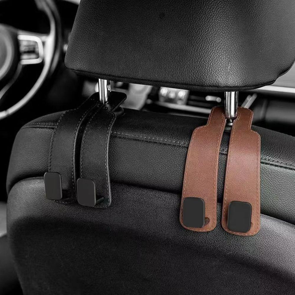 Hidden Car Headrest Hook Universal Car Organizer Clips Durable Car Hooks  Car Interior Accessories