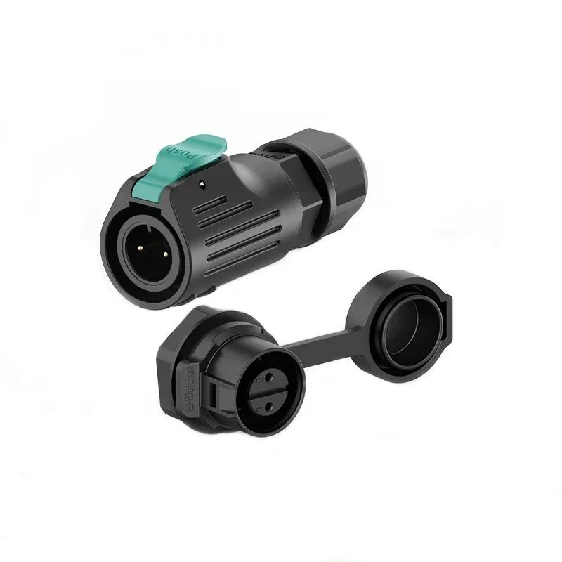 EW-LP12 Industrial Waterproof IP68 2Pin 3Pin 4Pin 5Pin Quick Plugging Aviation M12 Connector 6Pin 7Pin 8Pin Solder Plug Socket