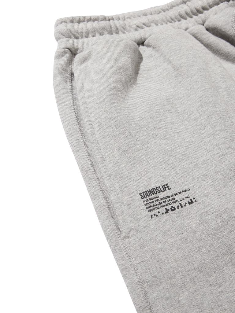 SOUNDSLIFE Tucked Jogger Sweat Pants Melange Gray