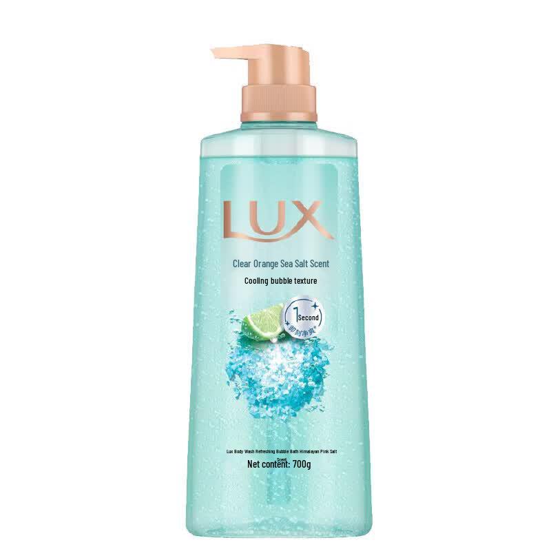 

LUX Bubble Sea Salt Scent Long-Lasting Fragrance Shower Gel, 2x700g Twin Pack