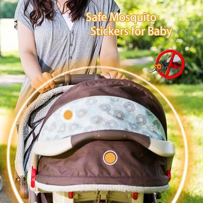 20 Pcs Baby Mosquito Patch Not Hurting Clothes Anti-Mosquito Bites Stickers 360 Degrees Volatilization For Summer Outdoor Travel
