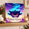 Gengar Custom Name Diamond Painting Personalized 5D Full Drill DIY Diamond Art Home Decor