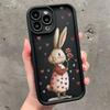 Spring Rabbit Flowers Beautiful Mobile Phone Case Suitable for iPhone16 15 14 13 1211Pro/Max/Plus Anti-fall and Shock Protection