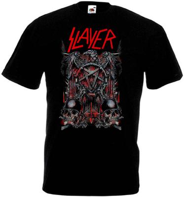 Pôster Slayer V17 Lixo Preto Camiseta Unissex Heavy Metal