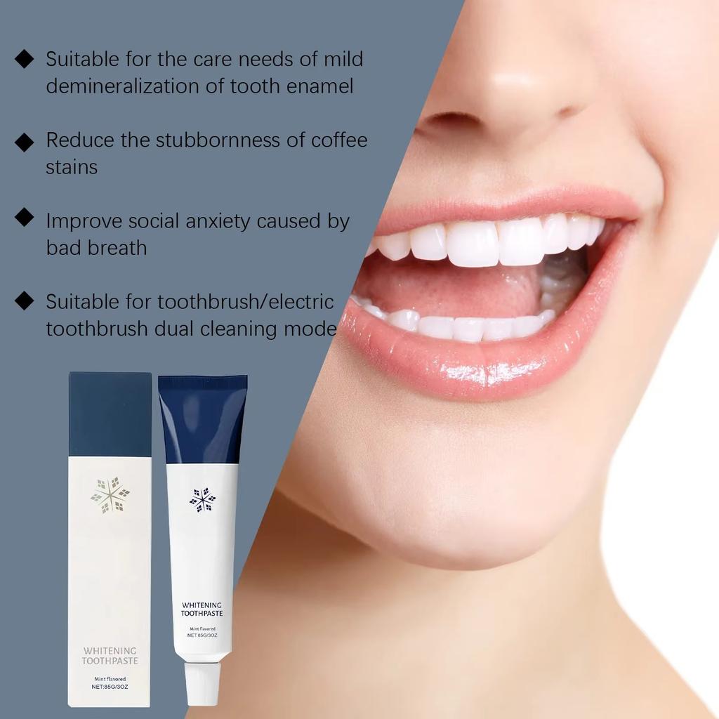Hydroxyapatite Mint Toothpaste Teeth Yellow Stains Remove Remove Bad Breath Prevent Tooth Decay  Cleaning Brightening Oral Care