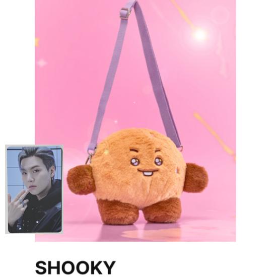 BT21 Hug Me Plush Crossbody Bag The Journey