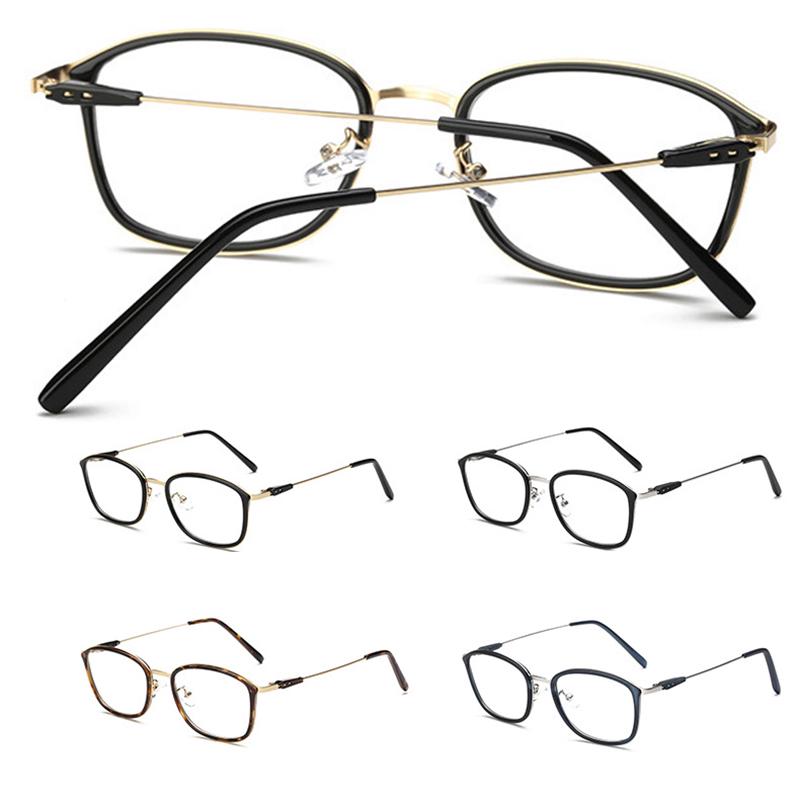 Glasses Spectacle Frame Women Men Square Clear Lens Optical Sunglasses Aviation
