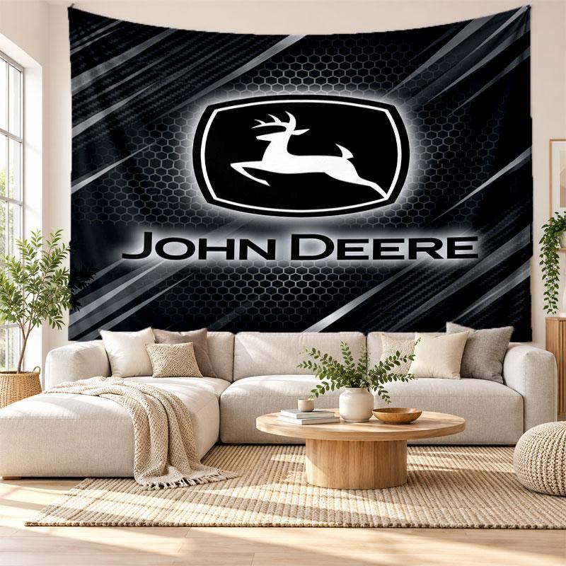 John Deere Wandteppich, Weiches Stoff Wandbehang, Dekorative Kulisse für Schlafzimmer Heimwandkunst