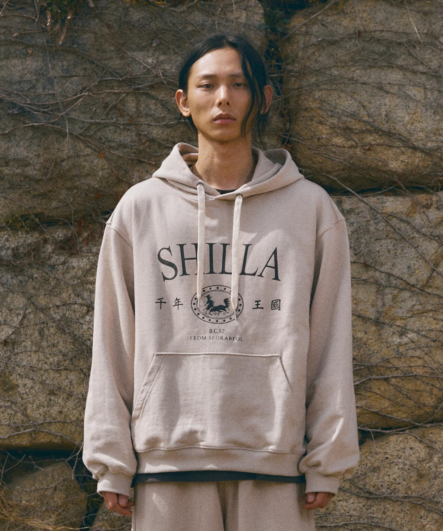 Royal Blood Silla Arch Logo Hoodie (Sand) M