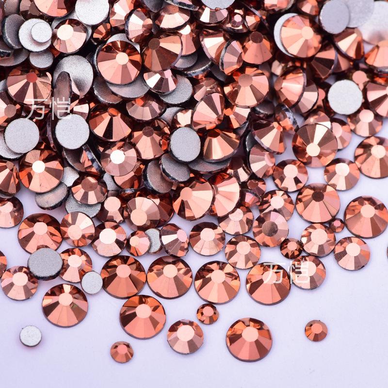 Ss3-Ss16 Mixed Size Flat Bottom Drill, Mobile Phone Case Diy Sticker Diamond Crystal Glass, Creative Nail Art Jewelry Accessories