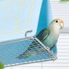 Bird Nest House Bed Bird Bed for Cage with Metal Undercover Hanging Hammock Shed Hideaway Huts for Macaws Parrots