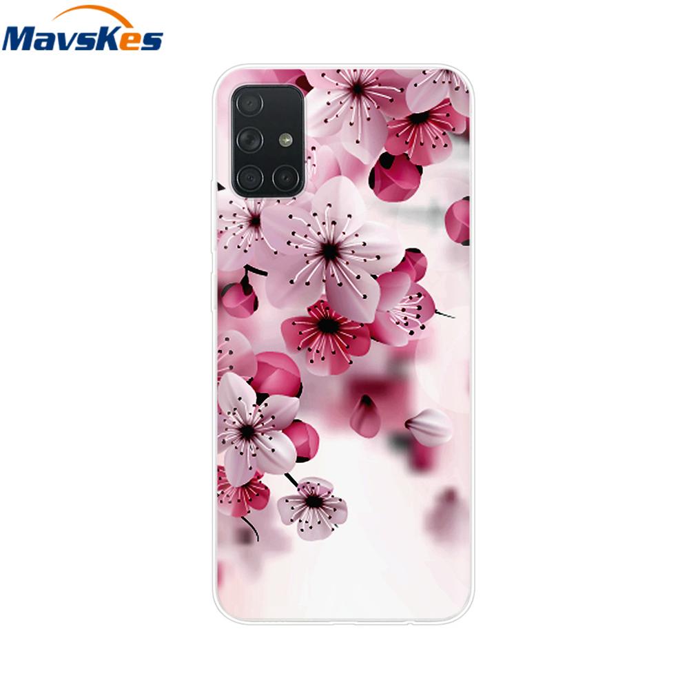 For Samsung Galaxy A51 Case Silicon Transparent Back Cover Phone Case for Samsung Galaxy A71 SM-A715F A515F A 51 71 Cover Fundas