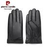 Pierre Cardin Men's Plush-Lined Goatskin Touchscreen Gloves